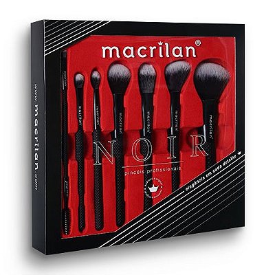 Kit de Pincéis Noir ED009 - Macrilan