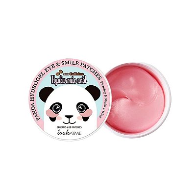 Máscara para Olhos Panda Hydrogel Eye & Smile Hyaluronic Acid 60 Patches - Look At Me