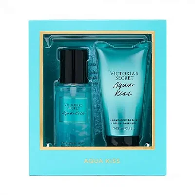 Kit Mini Splash e Hidratante Aqua Kiss - Victorias Secret
