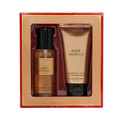 Kit Mini Splash e Hidratante Bare Vanilla - Victoria's Secret