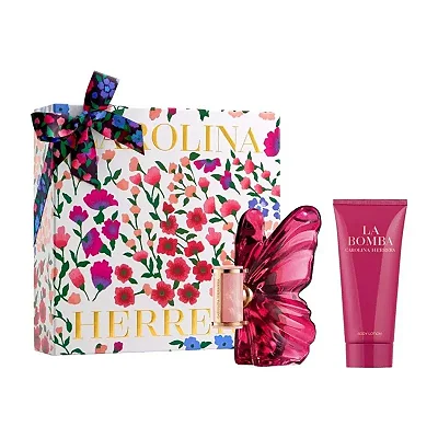 Kit Coffret La Bomba Carolina Herrera Eau de Parfum 80ml + Hidratante 100ml