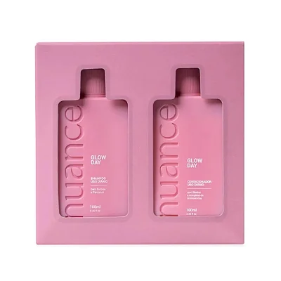 Kit Viagem Shampoo + Condicionador 100ml Glow Day - Nuance