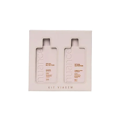 Kit Viagem Shampoo + Condicionador 100ml Ritual Nutrition - Nuance