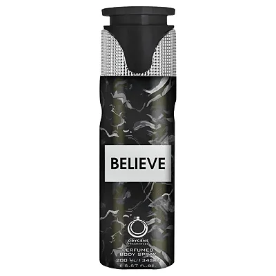 Body Spray Árabe Masculino Believe 200ml - Orygens