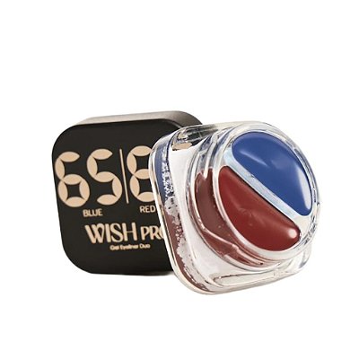 Delineador em Gel 65 Blue & 66 Red Mousse Peach WISH - Michelly Palma