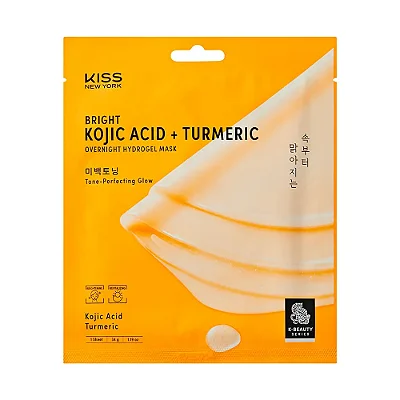 Máscara Facial de Hidrogel Bright Kojic Acid + Turmeric - Kiss New York