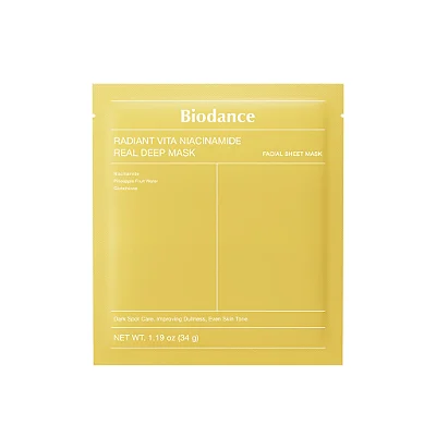 Máscara Facial Radiant Vita Niacinamide Real Deep 1un - Biodance