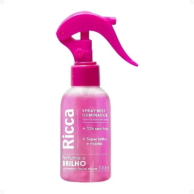 Perfume de Cabelo Spray Mist Iluminador 100ml - Ricca