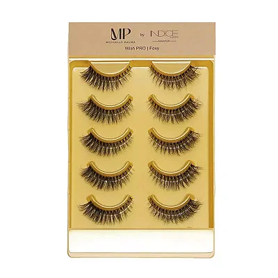 Cartela de Cílios Foxy Wish Pro 5 pares - Michelly Palma