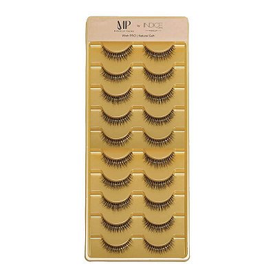 Cartela de Cílios Natural Soft Wish Pro 10 pares - Michelly Palma