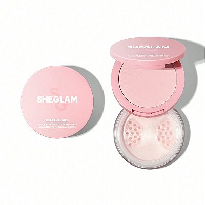 Duo Pó Face e Olhos Insta Ready Bubblegum - SHEGLAM