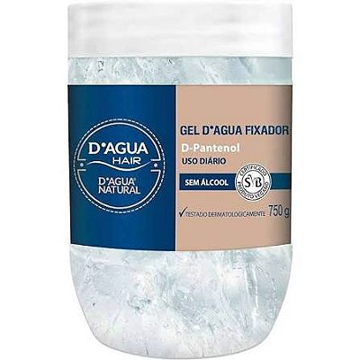 Gel Fixador para Cabelos D-Pantenol 750g - Dagua Natural