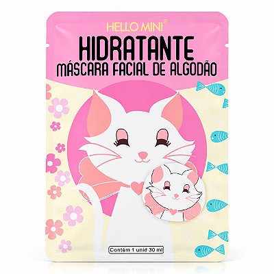 Máscara Facial Hidratante Gatinha - Hello Mini