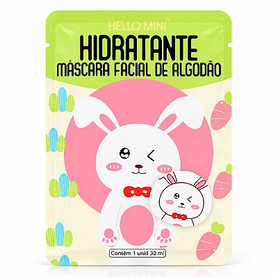 Máscara Facial Hidratante Coelho - Hello Mini