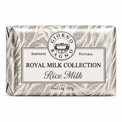 Sabonete em Barra Royal Milk Collection Rice Milk 180g - Giorno Bagno