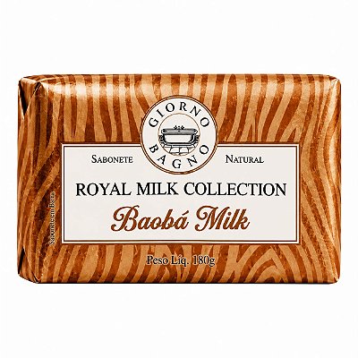 Sabonete em Barra Royal Milk Collection Baobá Milk 180g - Giorno Bagno