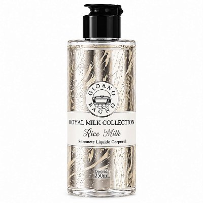 Sabonete Líquido Corporal Royal Milk Collection Rice Milk 250ml - Giorno Bagno