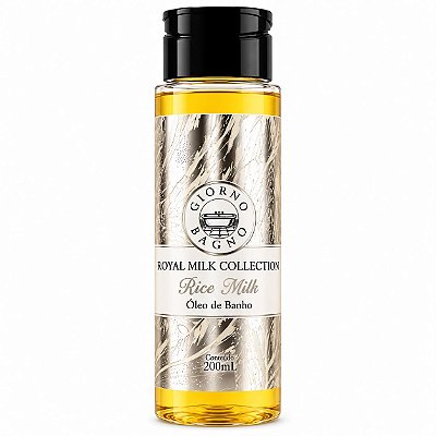 Óleo de Banho Royal Milk Collection Rice Milk 200ml - Giorno Bagno