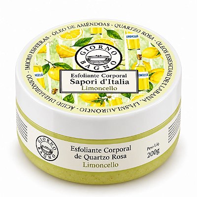 Esfoliante Corporal Sapori d'Italia Limoncello 200g - Giorno Bagno