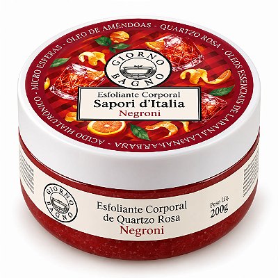 Esfoliante Corporal Sapori d'Italia Negroni 200g - Giorno Bagno