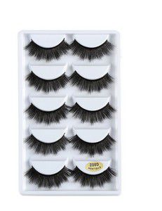 Cartela de Cílios Postiços 5 pares - Modelo G802
