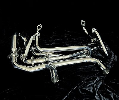 Escapamento Inox MAF Fusca modelo Speed Road Two mufflers FULL PERFORMANCE