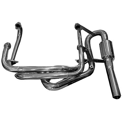 Escapamento Inox Maf Puma - Brasilia 37mm Interno