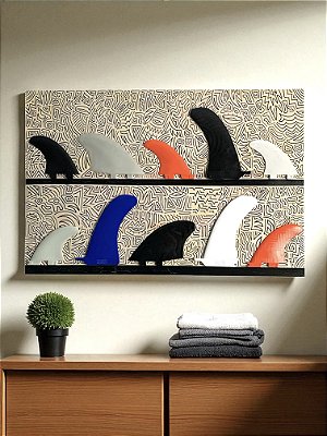 Quadro prateleira de quilhas