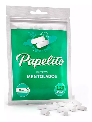 Filtro Papelito Menthol Slim 6mm - 120 unidades