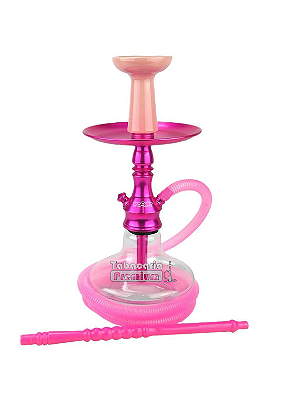 NARGUILE COMPLETO POCKET SHISHA - ROSA PINK