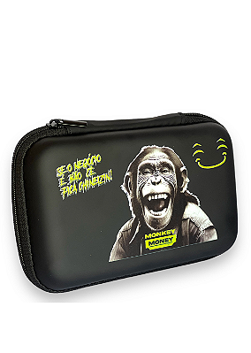 Case de Zipper Monkey Money 16cm - Chinezin