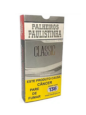 Cigarro de Palha Paulistinha Classic c/ Filtro