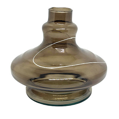 Vaso para Narguile Pequeno Basic -  Fumê
