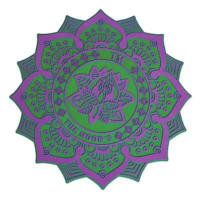 Tapete Mandala The Moors - Roxo C/ Verde
