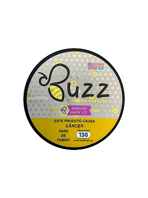 Essência Narguile Buzz Sakura Grape Ice - 125g