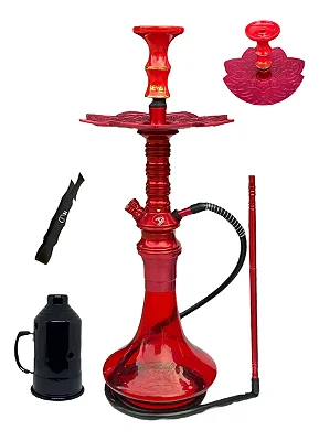 Kit Narguile Zeus Smart Completo - Vermelho