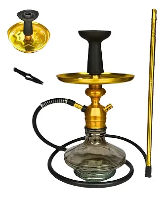 KIT NARGUILE TRITON COMPLETO  - DOURADO