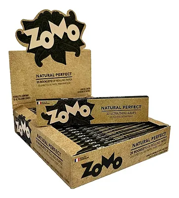 Caixa de Seda Zomo Natural Perfect Cx Com 25 Livretos