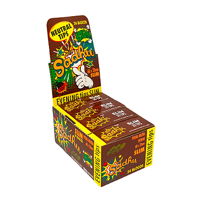Caixa Piteira Sadhu Evening Slim 60x23 Atacado - 24 Blocos