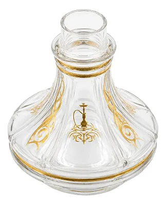 Vaso Narguile Pequeno Aladin Reforçado Transparente