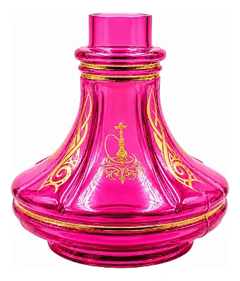 Vaso Narguile Pequeno Aladin Reforçado Rosa Pink