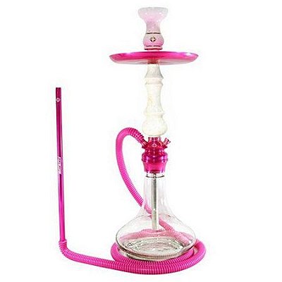 NARGUILE AMAZON HOOKAH FUTURE - ROSA/ BOTICINIO/ CLEAR