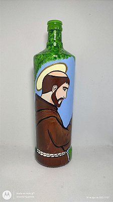 São Francisco de Assis e pássaro