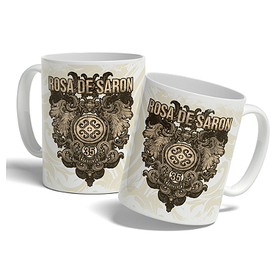 Caneca Rosa de Saron 35 Anos