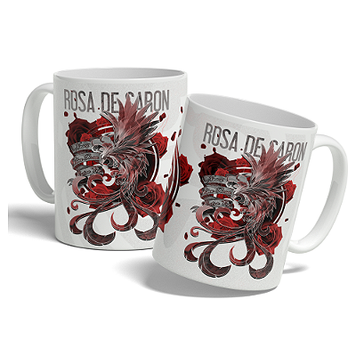 Caneca Rosa de Saron Fênix