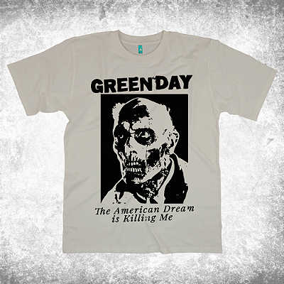 Camiseta - Green Day Brasil - "The American Dream Is Killing Me"
