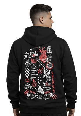 Blusa Moletom c/ Zíper - Rosa de Saron - Crown