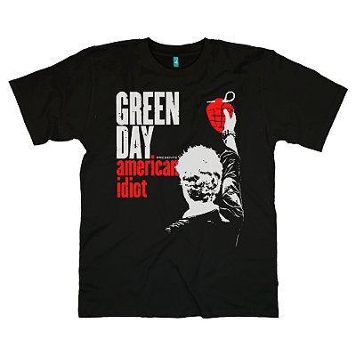 Camiseta - Green Day Brasil - American Idiot BJ