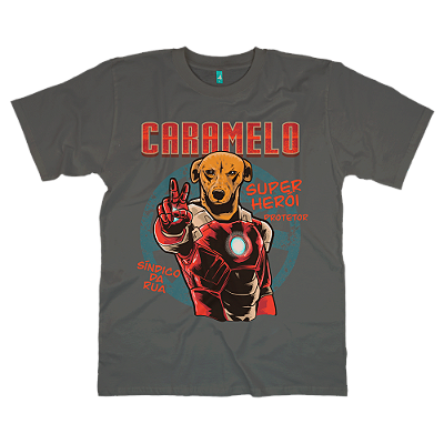 Camiseta Caramelo - Herói