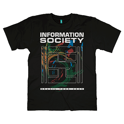 Camiseta Information Society Tour Brasil 2025 100% Algodão